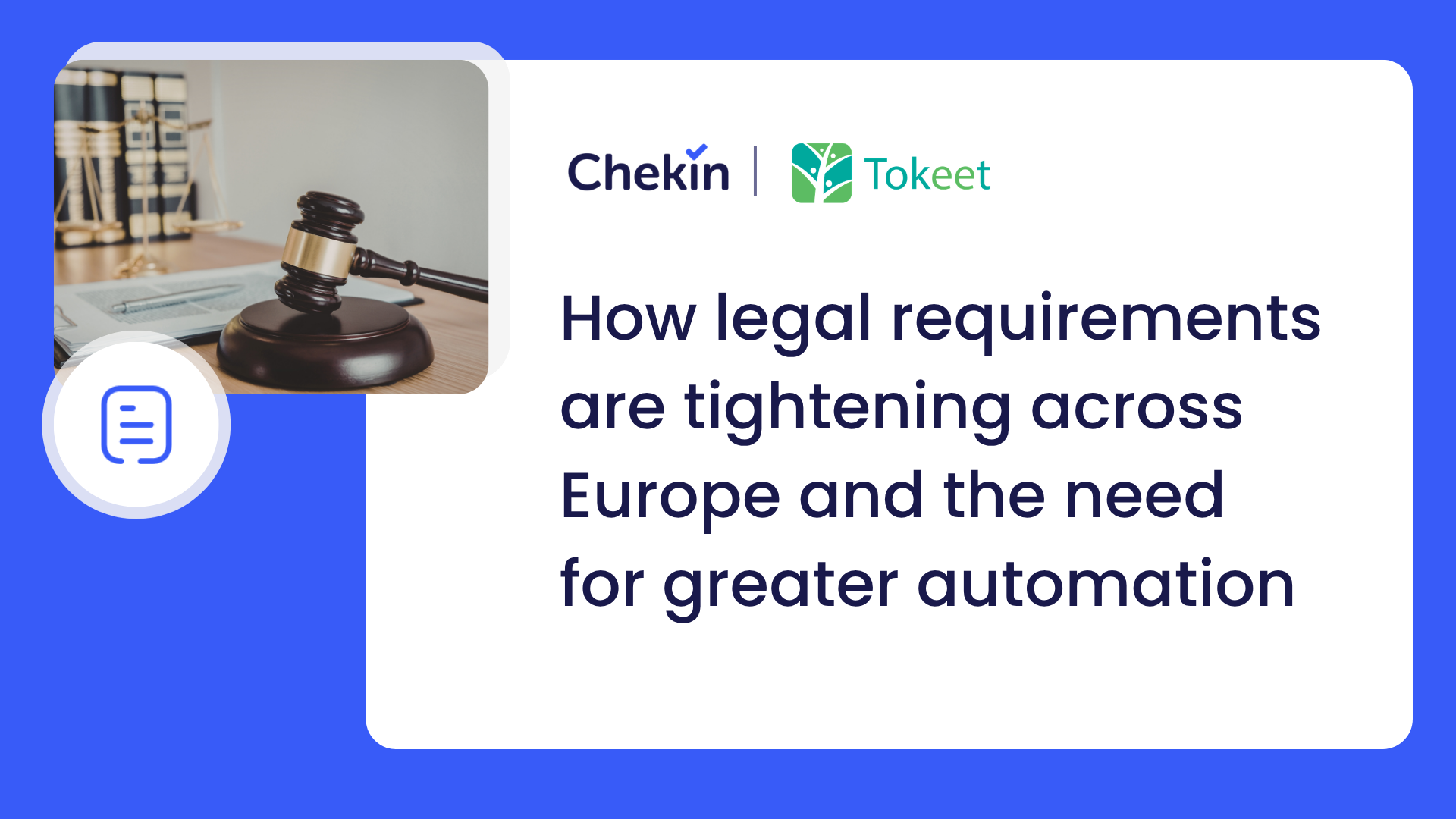 webinar presentation chekin + tokeet webinar presentation chekin + tokeet
